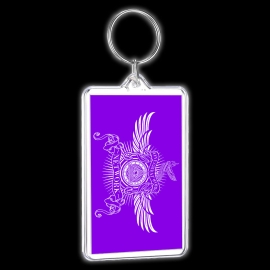One Great Work Network Keychain – Purple